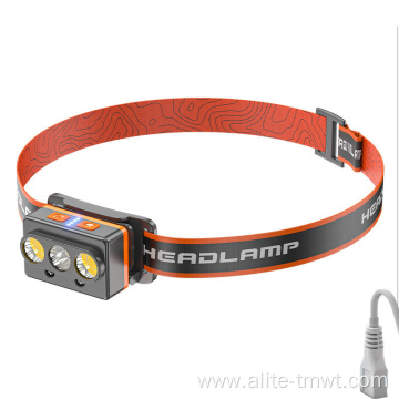 COB+XPG Sensor Headlamp Removeable Head Wearing Flash Light